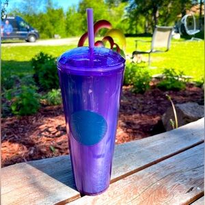 Purple Wisteria Starbucks Cold Cup 24 Ounces